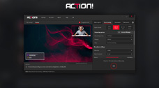 icture shows live streaming settings in Action! game recorder. Game recording software allows you to stream in live your gameplays to Twitch or YouTube